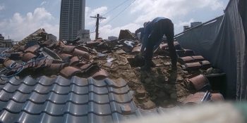 福島区 木造切り離し 手壊し及び重機解体